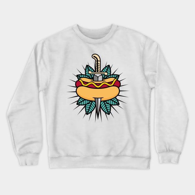 Hotdog Crewneck Sweatshirt by Woah_Jonny